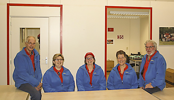 Het bestuur van de altiband.